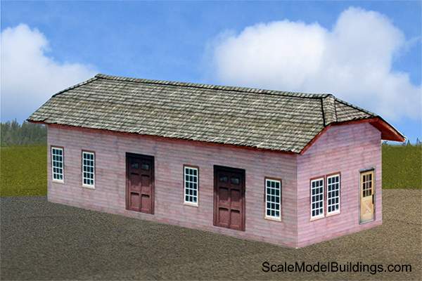 Cardstock Structures For Model Railroads And Dioramas