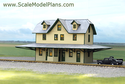 HO scalemodel building