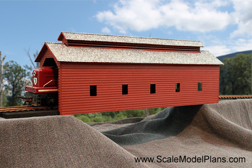 Model Railway Covered Bridge